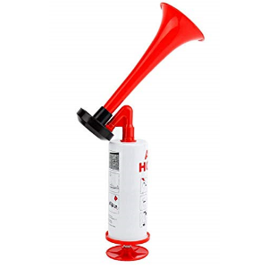 Amazon | heizi エアーホーン 大音量 手動式 ラッパ 警笛 クマよ