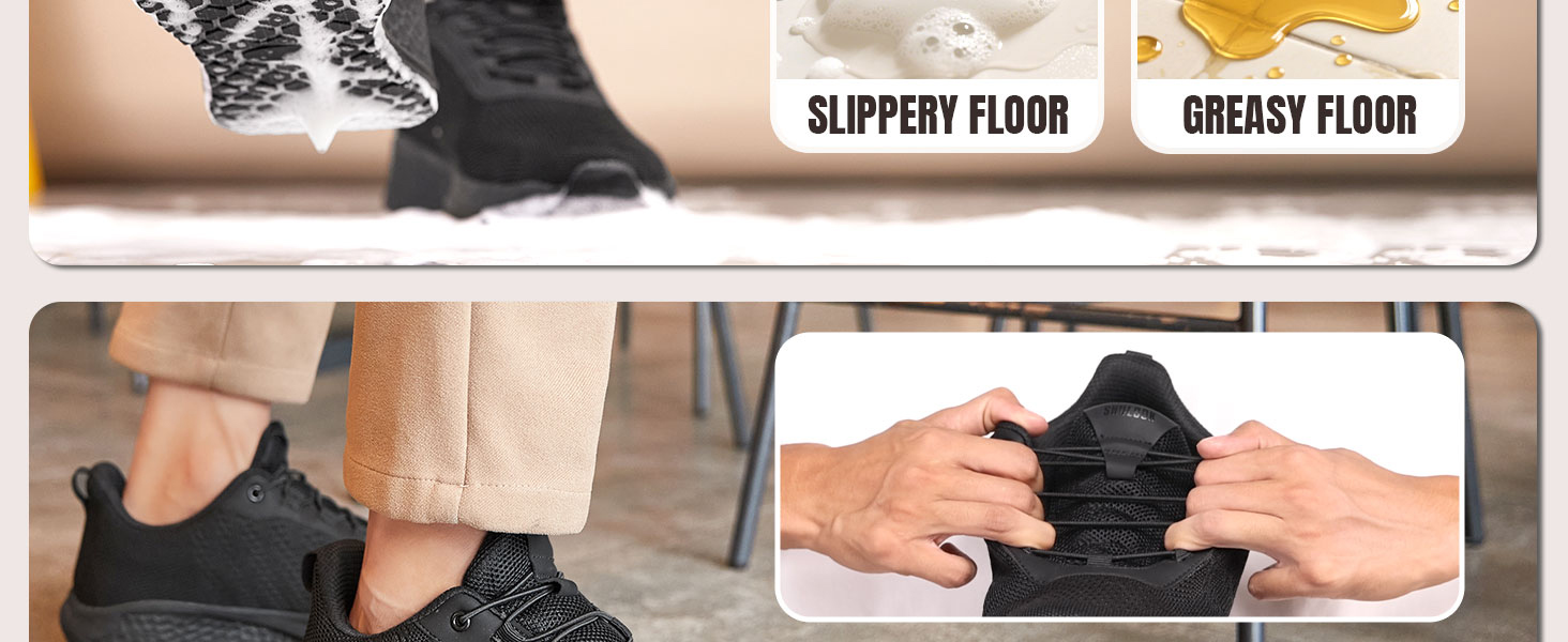 Kitchen shoes for men Slip Resistant