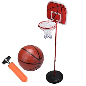新品未使用　調整可能なバスケットゴールセット　子供用 Amazon.co.jp: Taeku ミニ バスケットゴール, バスケットボール