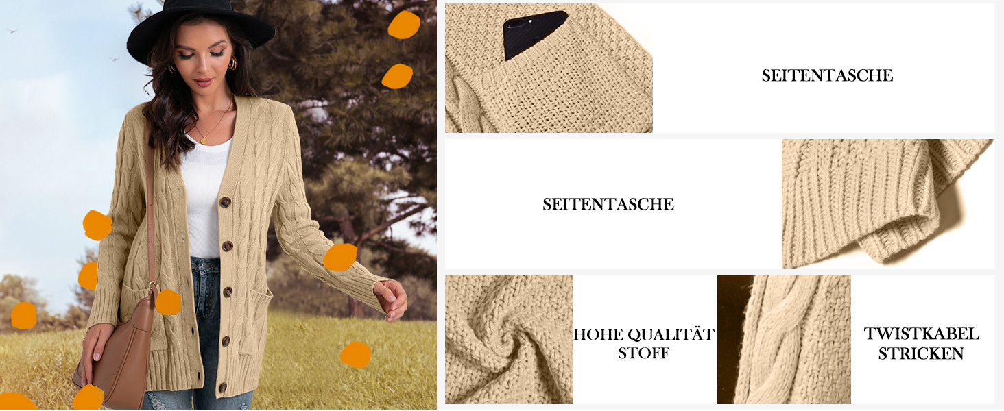 strickjacke damen