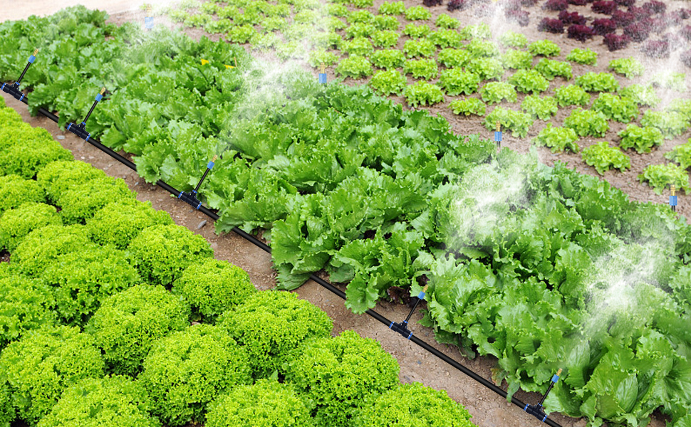 49FT Micro Drip Irrigation Kit Cokacot Watering System