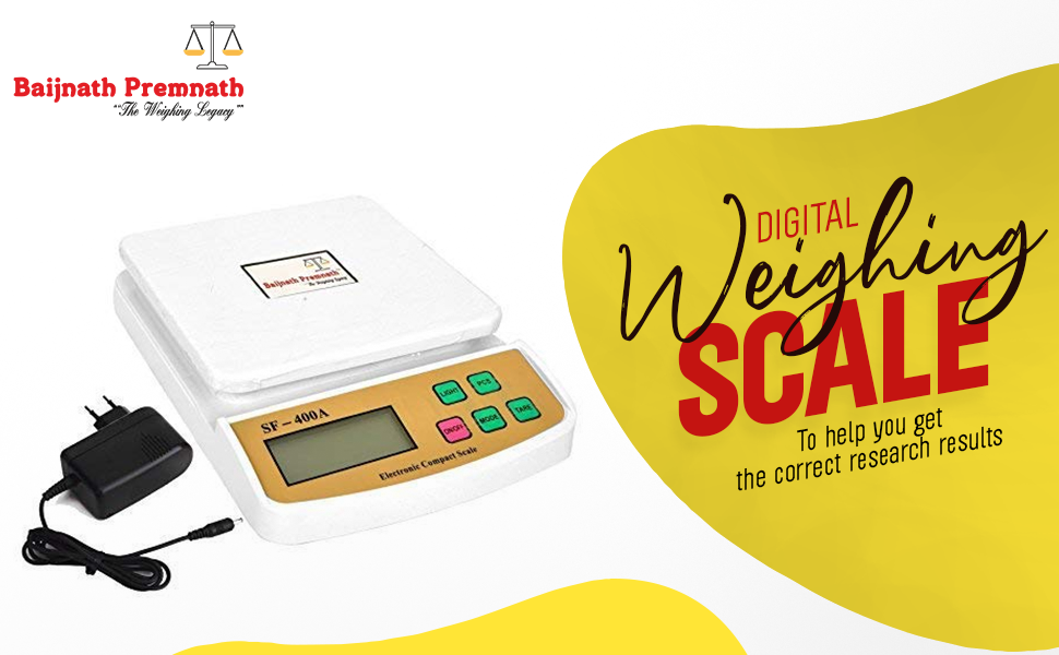 Baijnath Premnath Digital 10kg x 1g Kitchen Scale Balance MultiPurpose Weight Measuring Machine