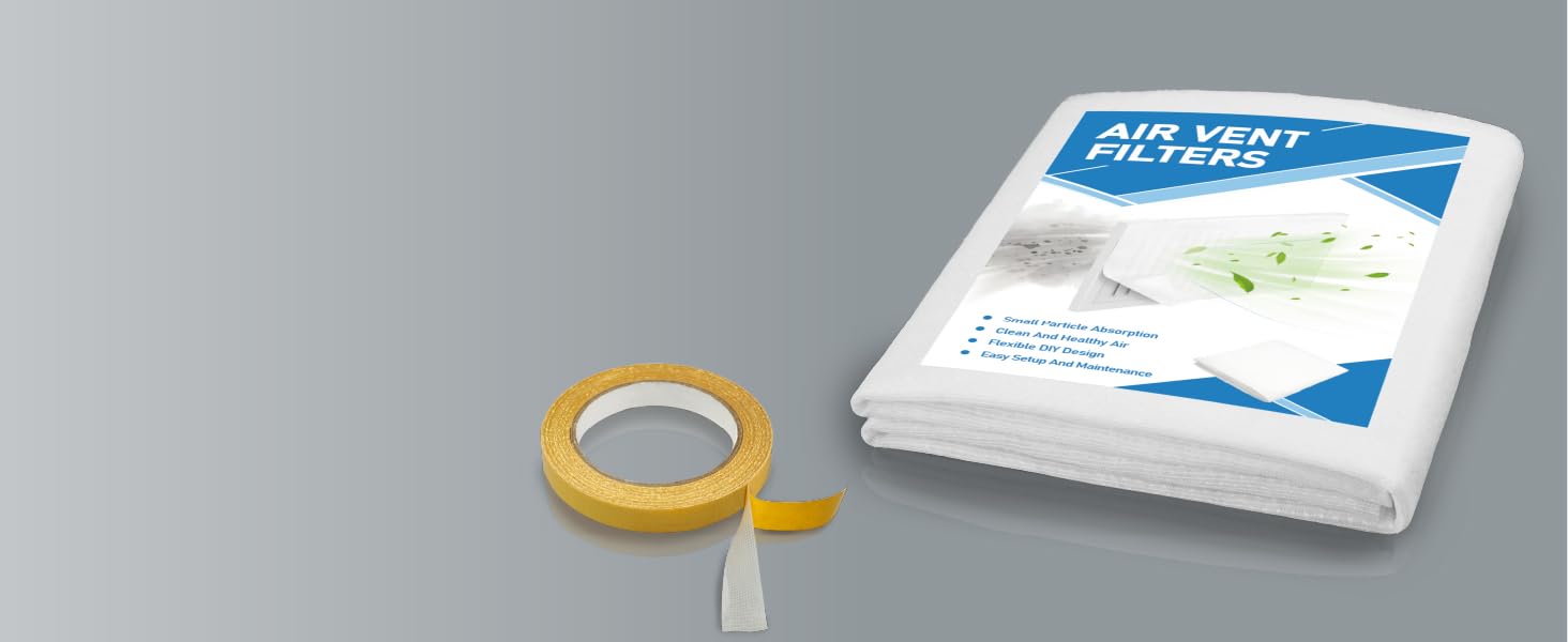 HOMWMPA Air Vent Filters Kit, 2 Pieces 19" x 59" Air Vent Filters for