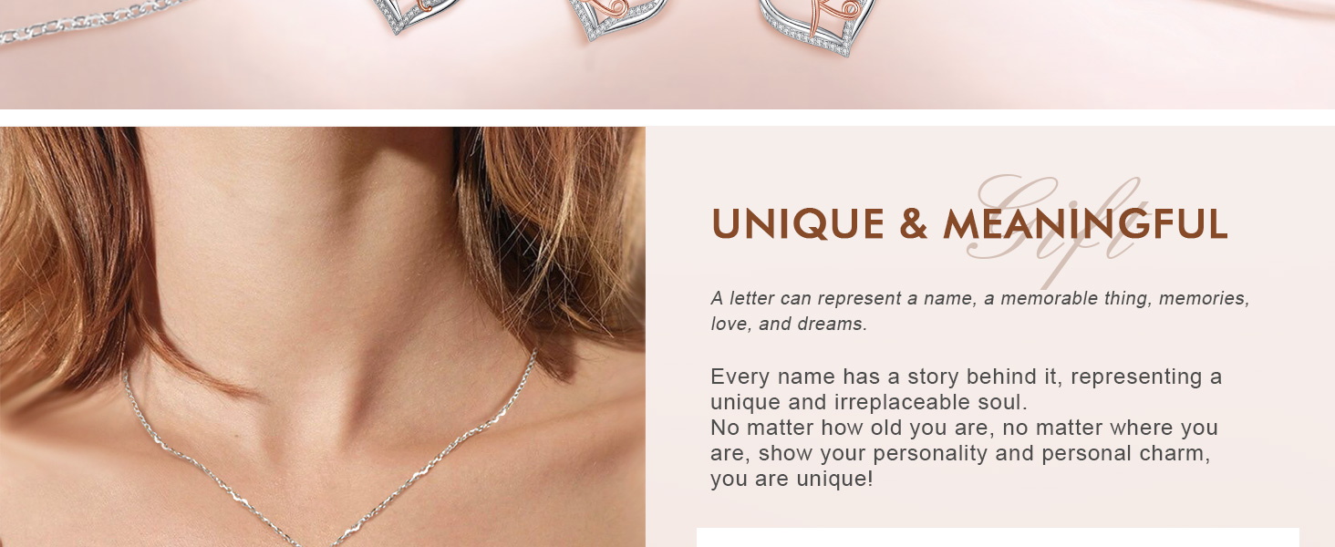 Initial Necklaces for Women