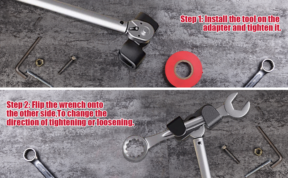 Universal Automotive Wrench Extender Adaptor With 1/2 Inch