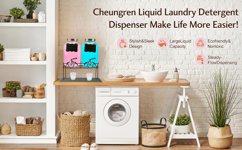 Liquid Laundry Detergent Dispenser 1 Gallon Decorative