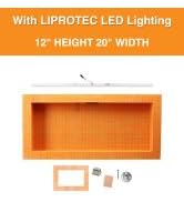 Schluter Kerdi-Board-SNLT Shower Niche with Integrated LIPROTEC LED Lighting - Waterproof and Vap...