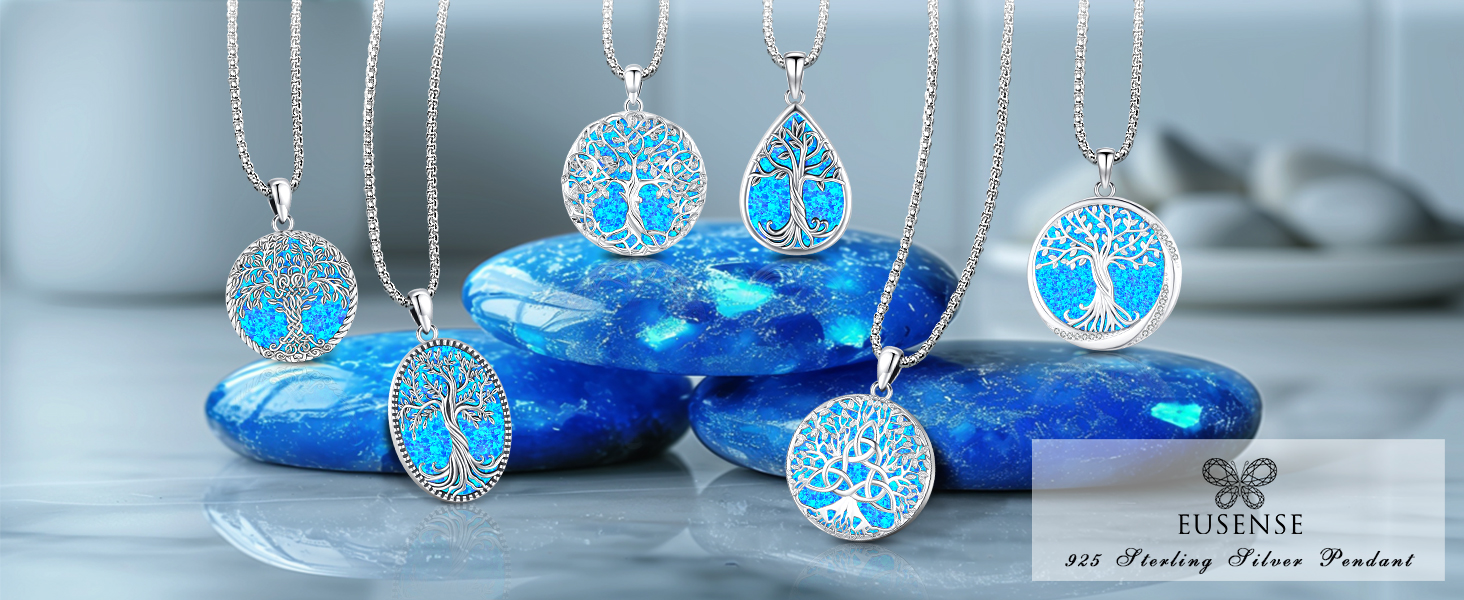 white opal necklace opal pendant necklace opalite necklace blue opal opal crystal