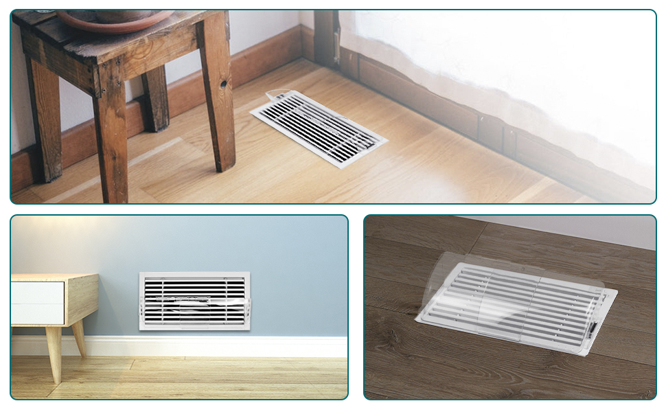 Daisypower Air Vent Deflectors,AC Deflector for Sidewalls and Ceiling