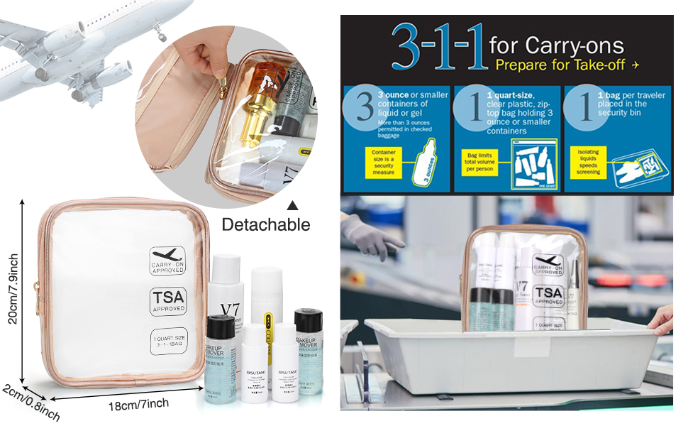 Hanging Toiletry Bag for Women with Tsa Approved Toiletry