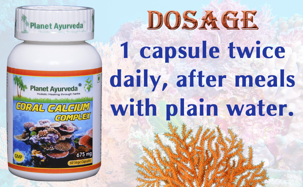 Dosageof coral calcium Complex