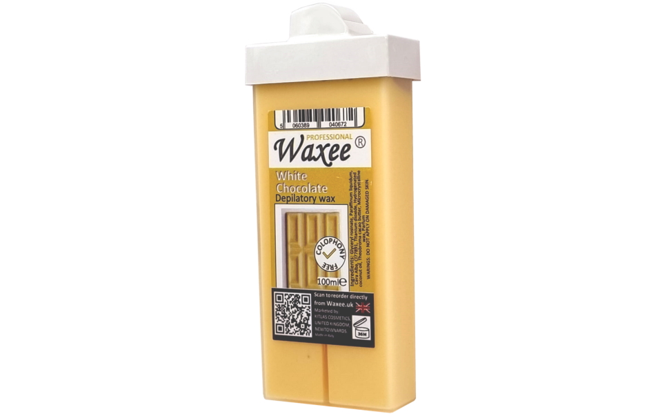 Waxee, Small roller, 100ml roll on wax, White Chocolate.