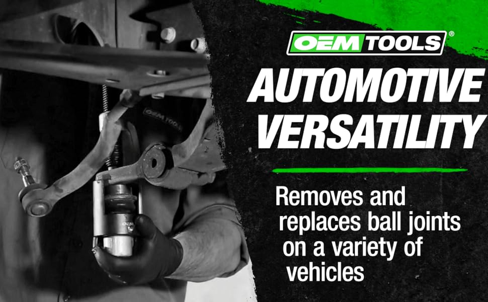 OEMTOOLS 27023 Ball Joint Press Set, C Clamp Ball Joint