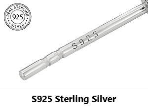 schwarze ohrstecker