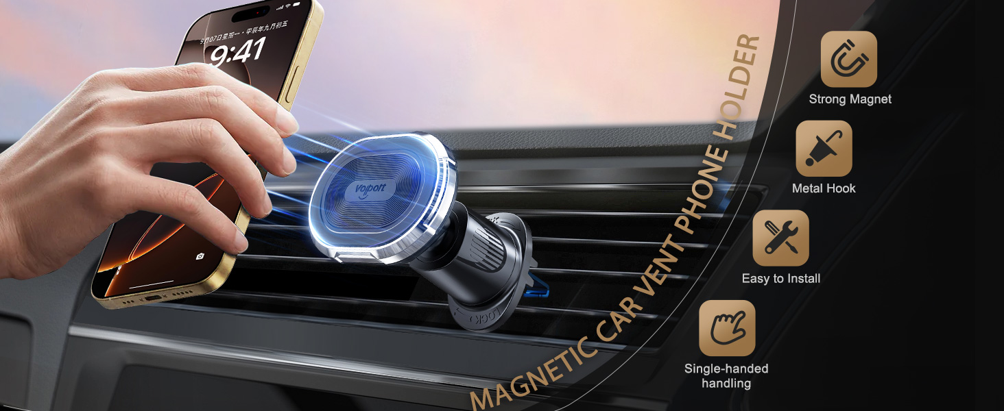 car vent phone mount magnetic