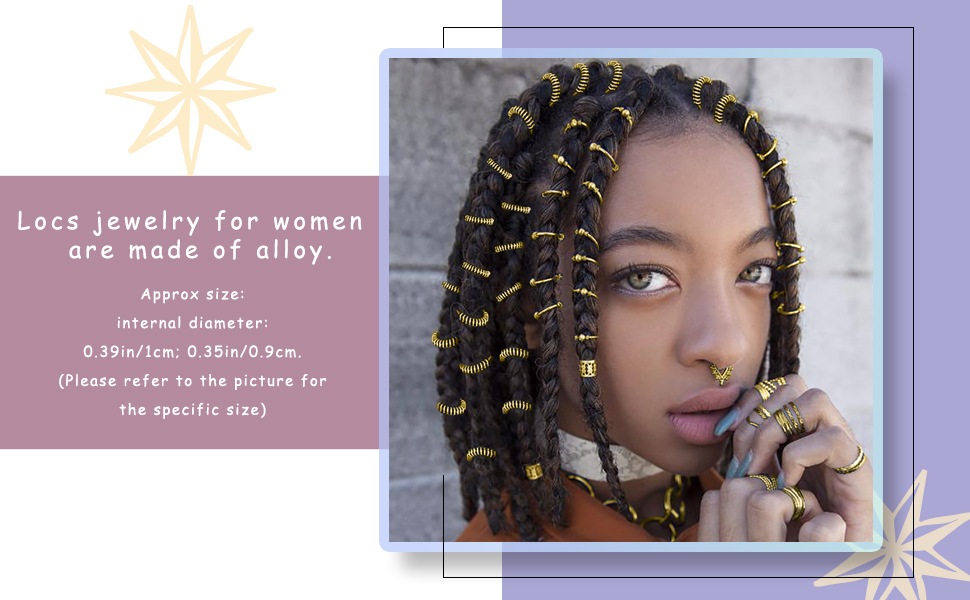 African Deadlock Beads 