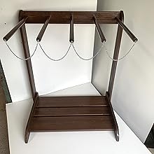 Amazon.co.jp: サーフボードラック (2本立て) 縦置き ウッド