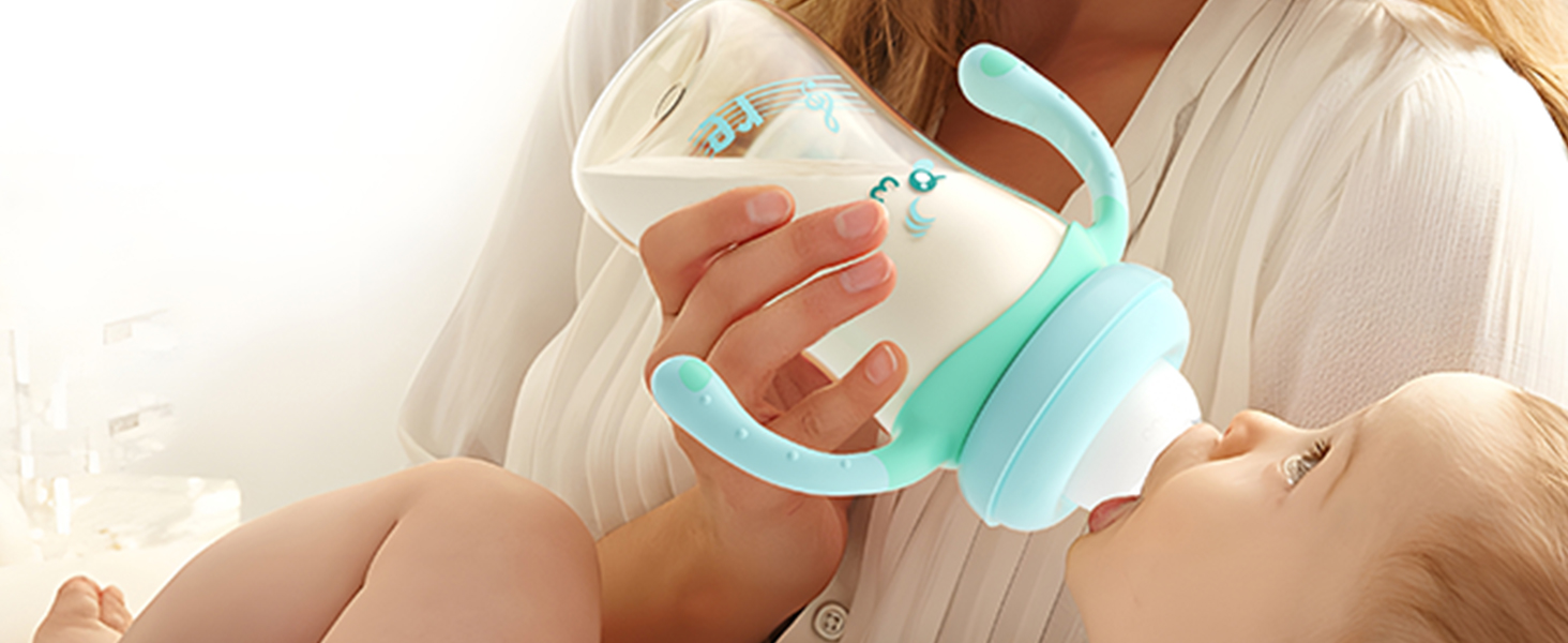 Wide Neck Mushroom Cap Baby Bottle