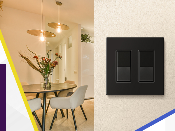ENERLITES 3-Way Decorator Paddle Light Switch, Single Pole