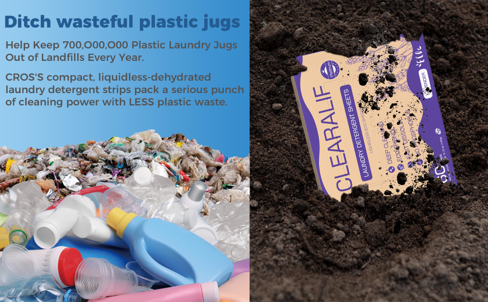 Laundry detergent sheets.