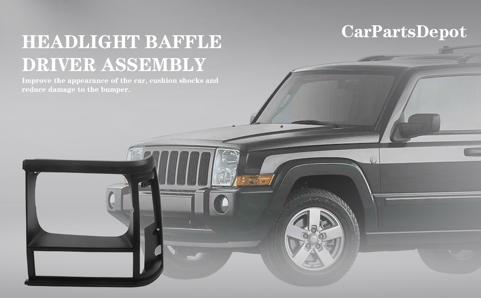 jeepチェロキーヘッドランプassy左 JEEP XJチェロキー YJラングラー 角型2灯ヘッドライト H4バルブ