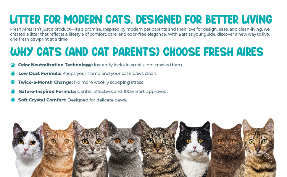 FRESH AIRES CRYSTAL CAT LITTER BUNDLE 2PCS PACK 12LB