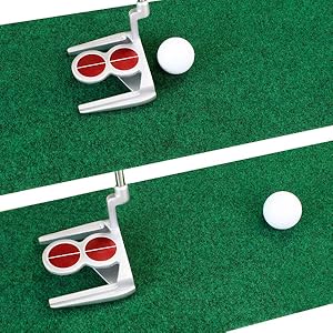 Golf putting mat
