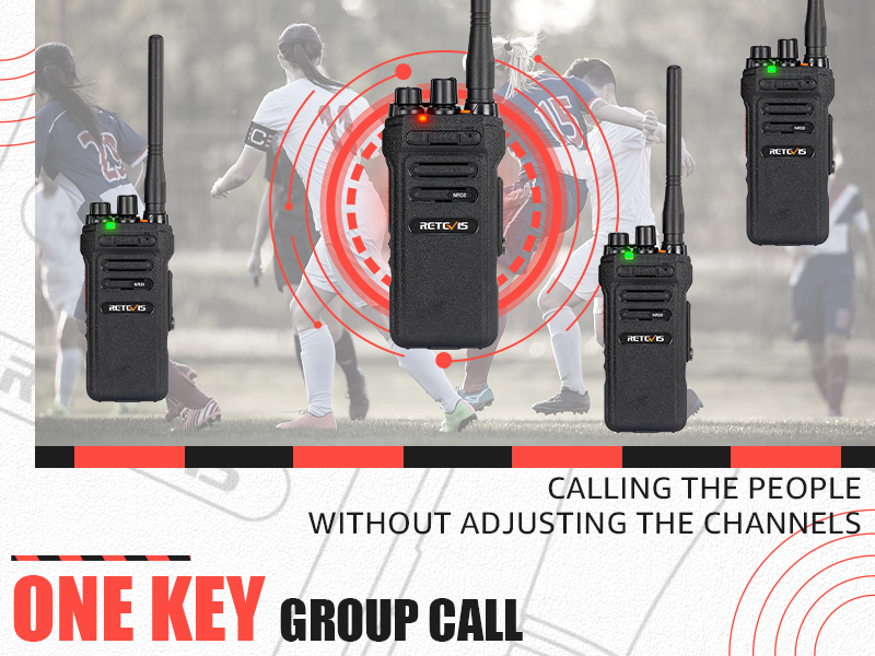 Retevis NR30 2 Way Radio Long Range, Waterproof Walkie Talkies with Mic, High Power Two Way Radios, Noise Cancelling, Group Call, for Manufacturing Contractor(4 Pack) 17 retevis nr30