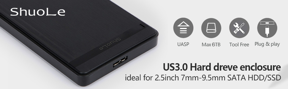 US3.0 Hard dreve enclosure