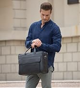 leather mens briefcase