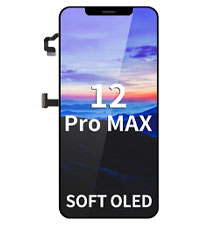 Amazon.com: CYKJGS [Soft OLED] for iPhone 12 PRO MAX Screen