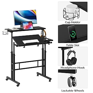 Height Adjustable Writing Workstation