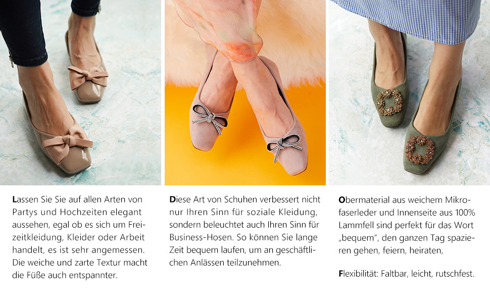 C.Paravano Mary Jane Schuhe Damen | Damens Quadratische Zehe Flachs