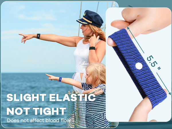 Motion Sickness Bracelets for adults Nausea Acupressure Wristbands for Morning Sickness