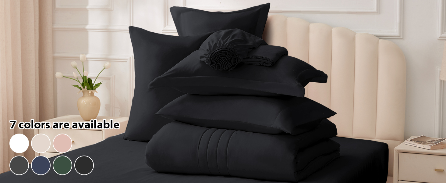 Comforter Set Black