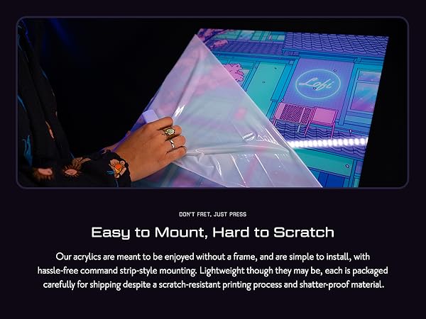 Easy to Mount, Hard to Scractch