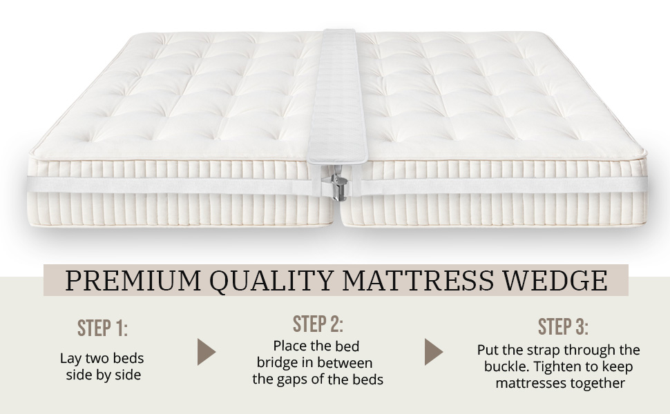 Bed Bridge Split King Gap Filler for Adjustable Bed 79