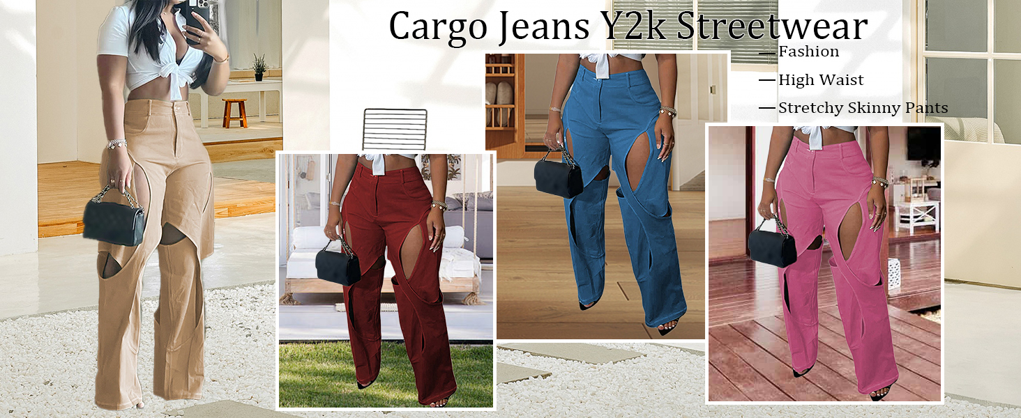 cargo pants for women high waisted