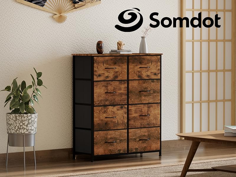 【1074】Somdot 収納 チェスト ブラック 71N4hMg1v6L._UF894,1000_QL80_.jpg