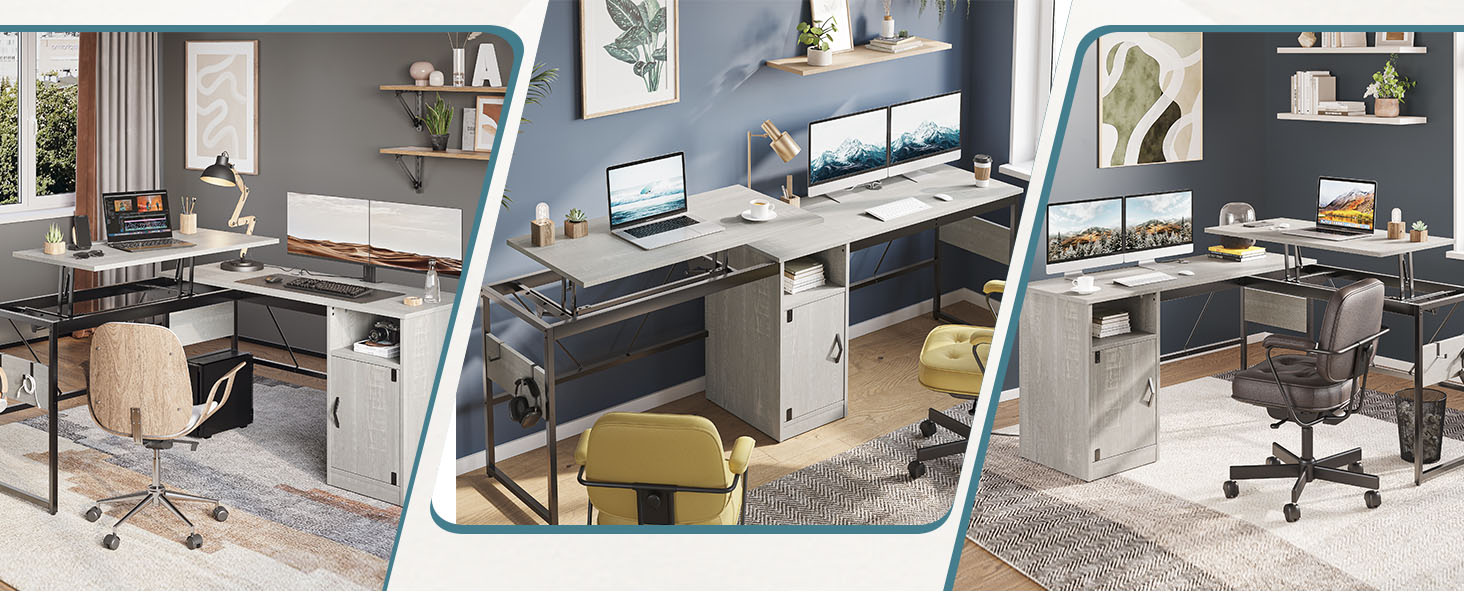 L Shaped Standing Desk