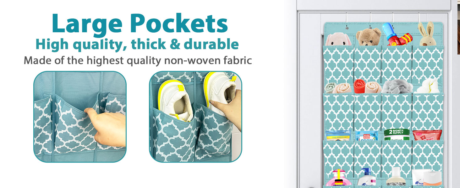 VERONLY Hanging Shoe Rack Storage Over Door Organiser