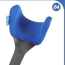 adjustable forearm crutch pads