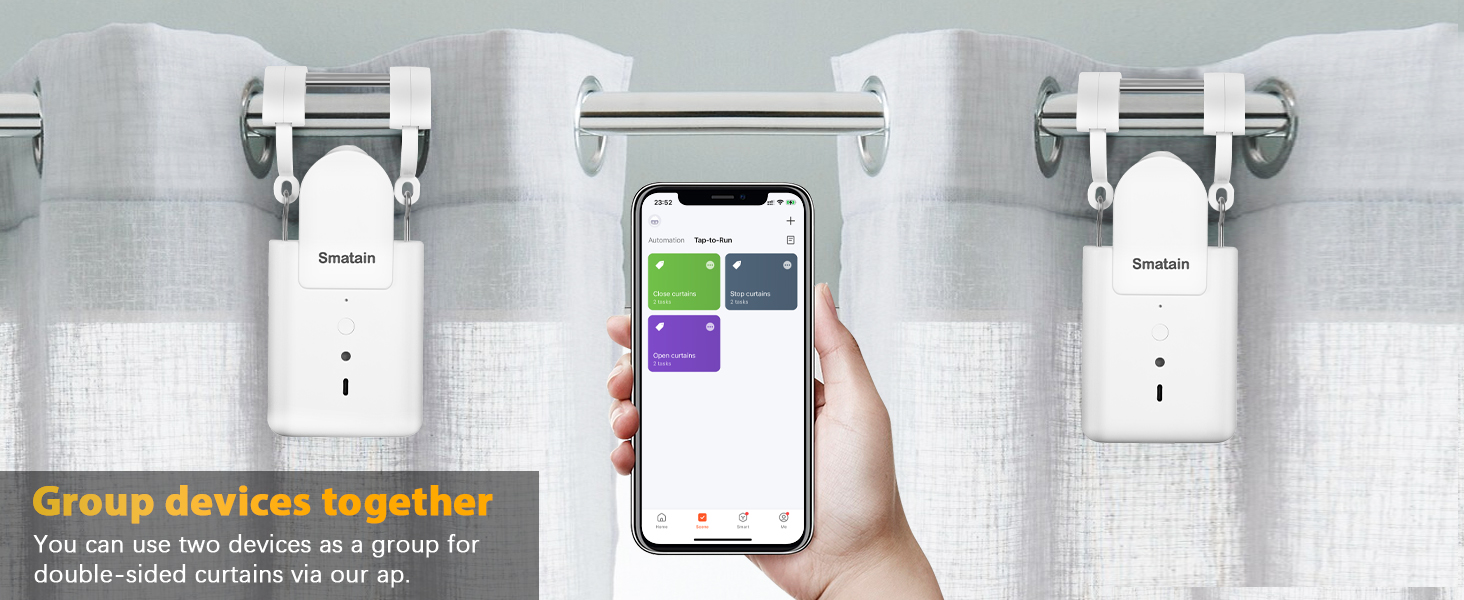 Group Control curtain opener