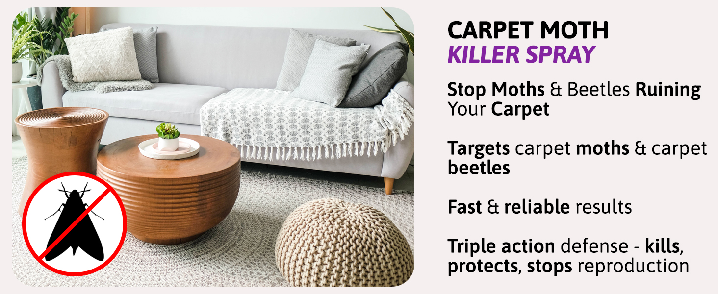 Aviro Moth Killer Spray Fast Acting Moth Repellent For Wardrobes