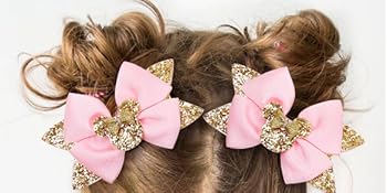 Mouse Ears Hair Bows Clips Baby Hair Accessory Birthday Mouse Ear Hair Clip for Baby Kids 