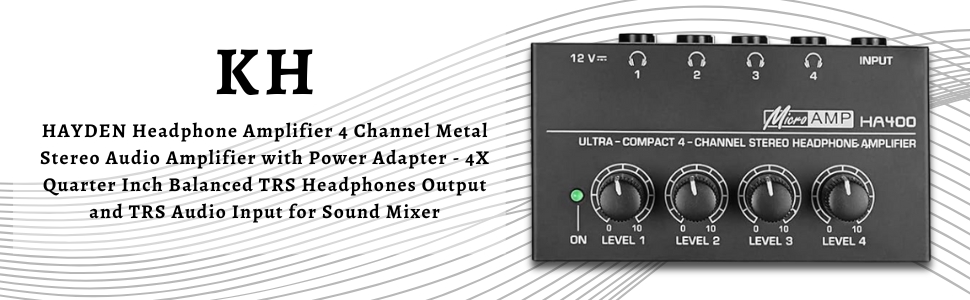 HAYDEN Headphone Amplifier 4 Channel SPN-REESC