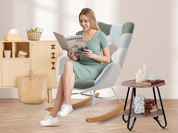 Poltrona Relax Imbottita Con Braccioli - Schienale Alto E Gambe In Legno Per Soggiorno O Camera