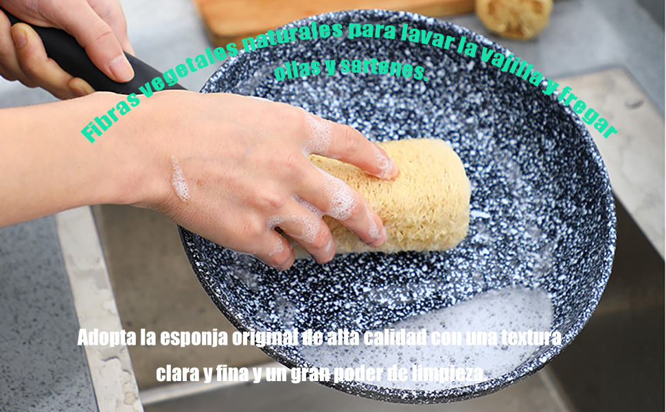 esponja ecológica cocina