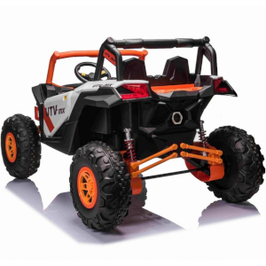 Utv-Mx Buggy 24V 4Wd 2 Seat Electric Ride On Car Outdoor Toys 2.4G Parental Remote Pedal Operation 4 Wheel Suspension Music And Light 12 Xmx-613