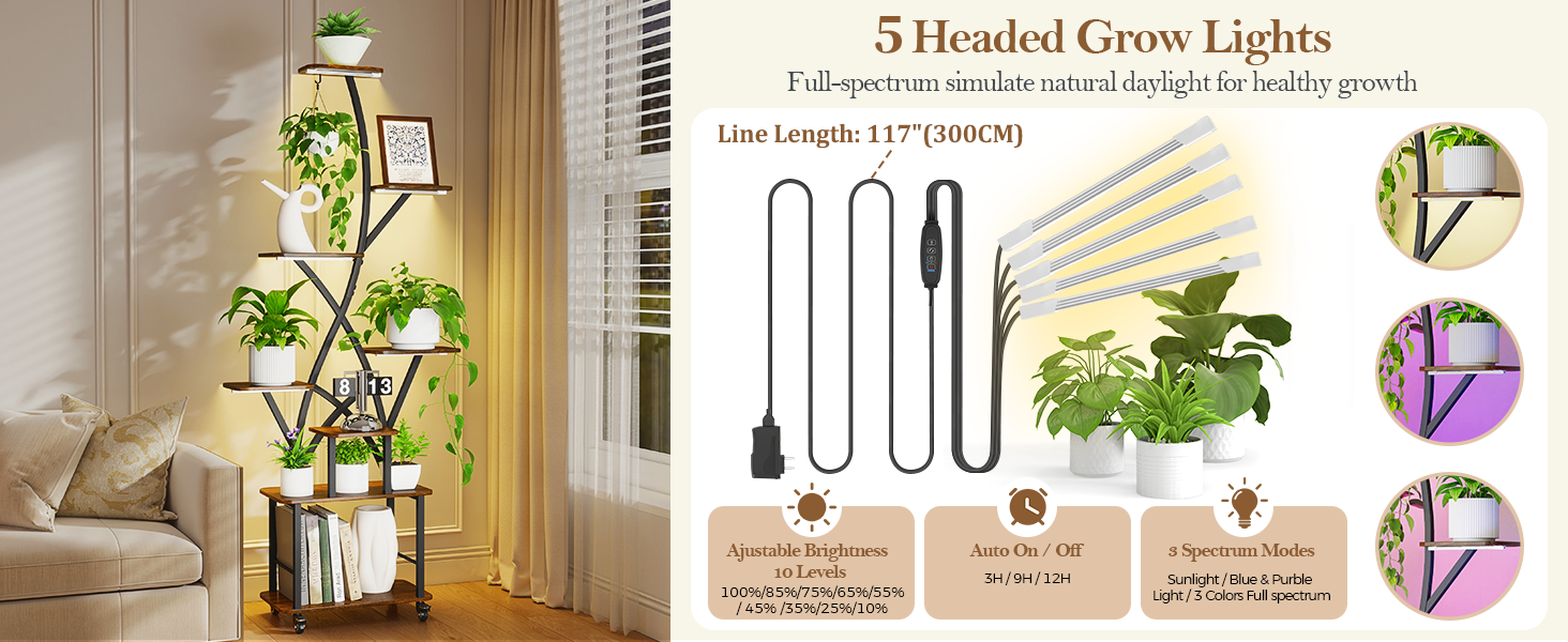 grow lights for indoor plants